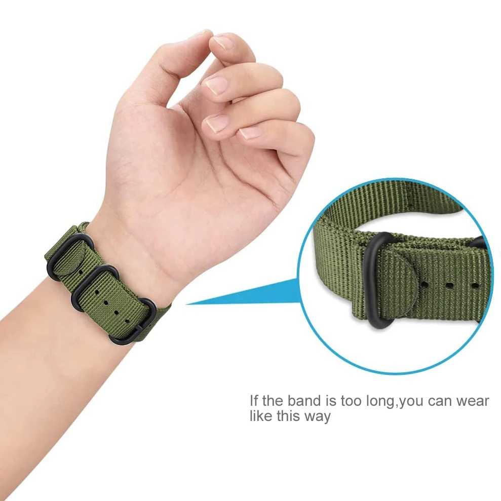 Спортивный нейлоновый ремешок Essidi для Fitbit Versa 3 женский и мужской браслет на