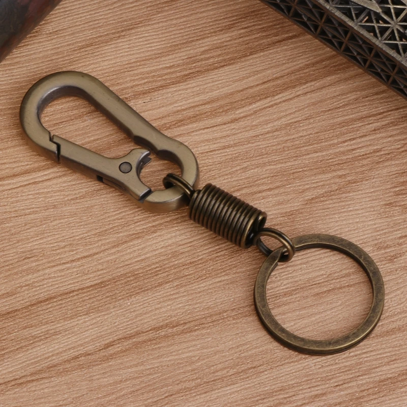 

Carabiner Key Chain Anti Lost Locking Hanging Keychain Retractable Outdoor Tools 62KF