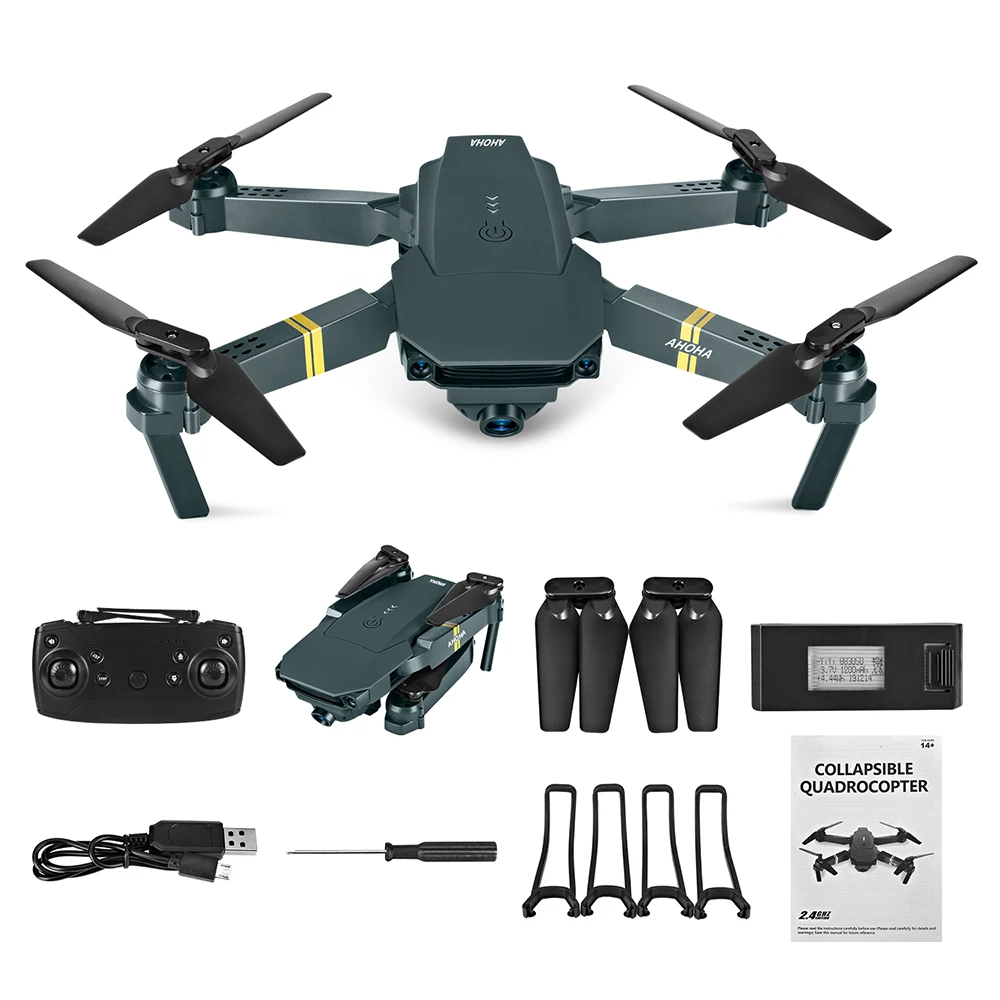 Дрон с широкоугольной камерой Wi-Fi FPV 4K HD 1080P | Игрушки и хобби