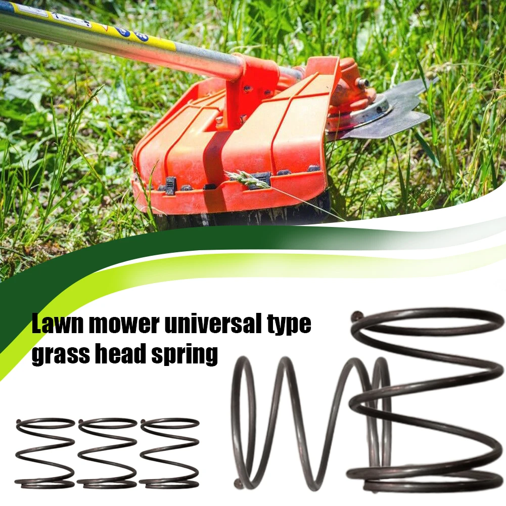 

5pcs Brush Cutter Spool Metal Bump Knob Grass Trimmer Head Springs Replacement Gardening Tool Compression Line Cap Universal