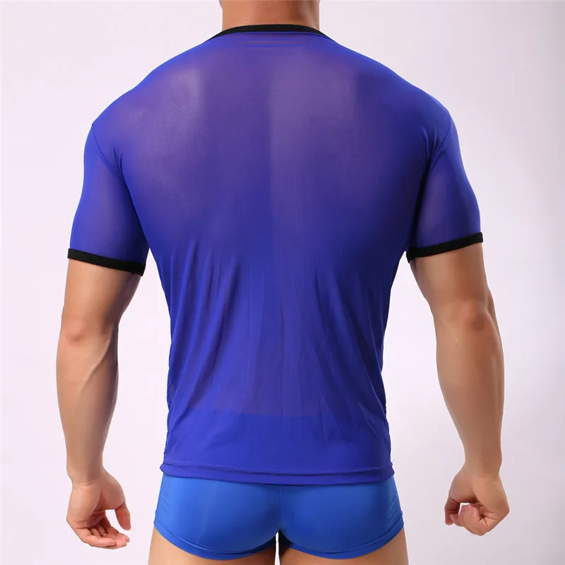 Men Undershirts Breathable Tight Slimming Transparent Body Shapewear Vest Shirt Slim BodyShaper Underwear Vest Undershirt