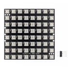 10 шт. WS2812 светодиодный 5050 RGB 8x8 64 СВЕТОДИОДНЫЙ матричный 64 бит 5050 RGB светодиодный полноцветный встроенный фонарь для вождения