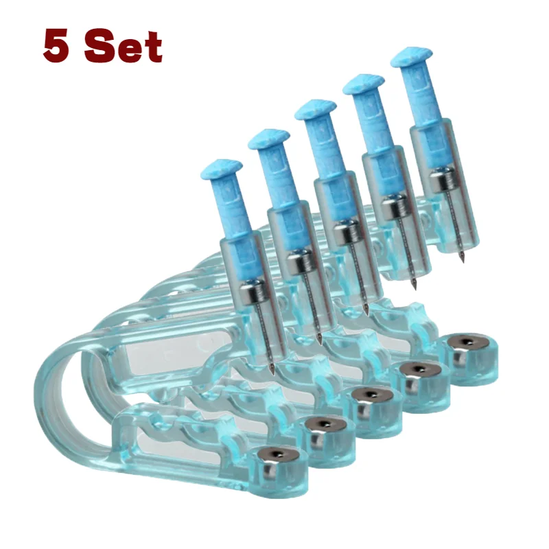 

5/1pcs/Set No Pain Ear Piercing Gun+Stainless Steel Stud Toiletry Kits Disposable Healthy Safety Ear Piercing Kit Ear Care Tool