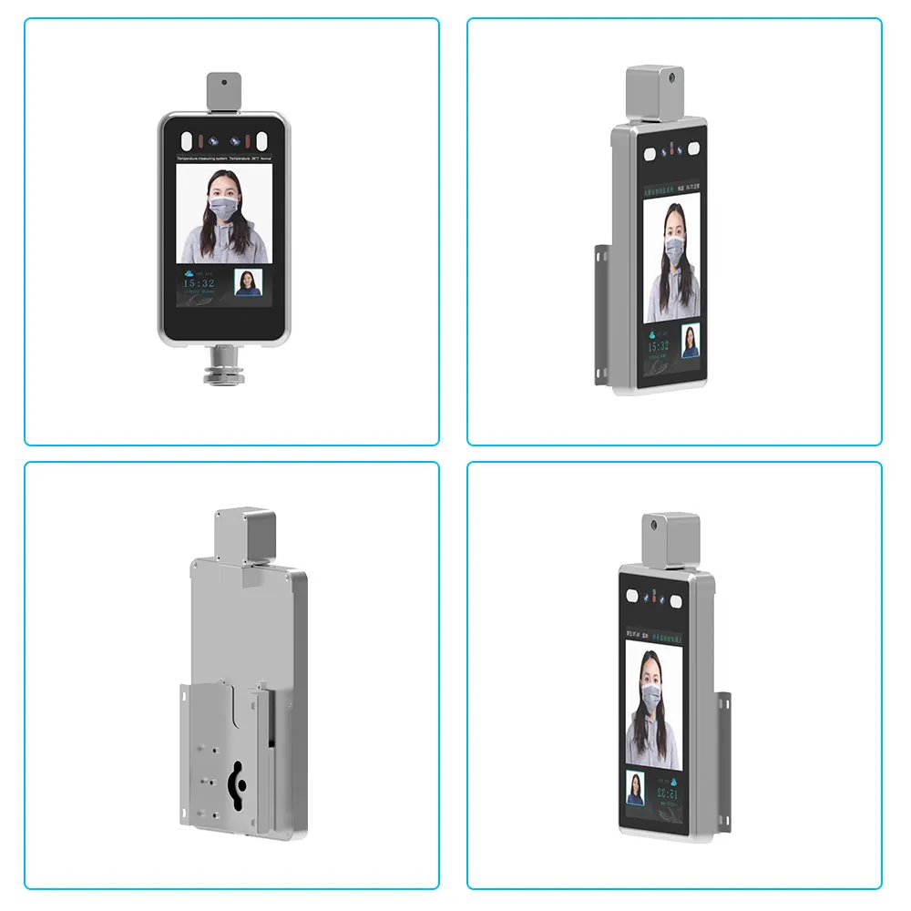 Face Recognition and Temperature Indicator HD Camera Thermal Infrared Human Body Detect Access Control | Безопасность и защита