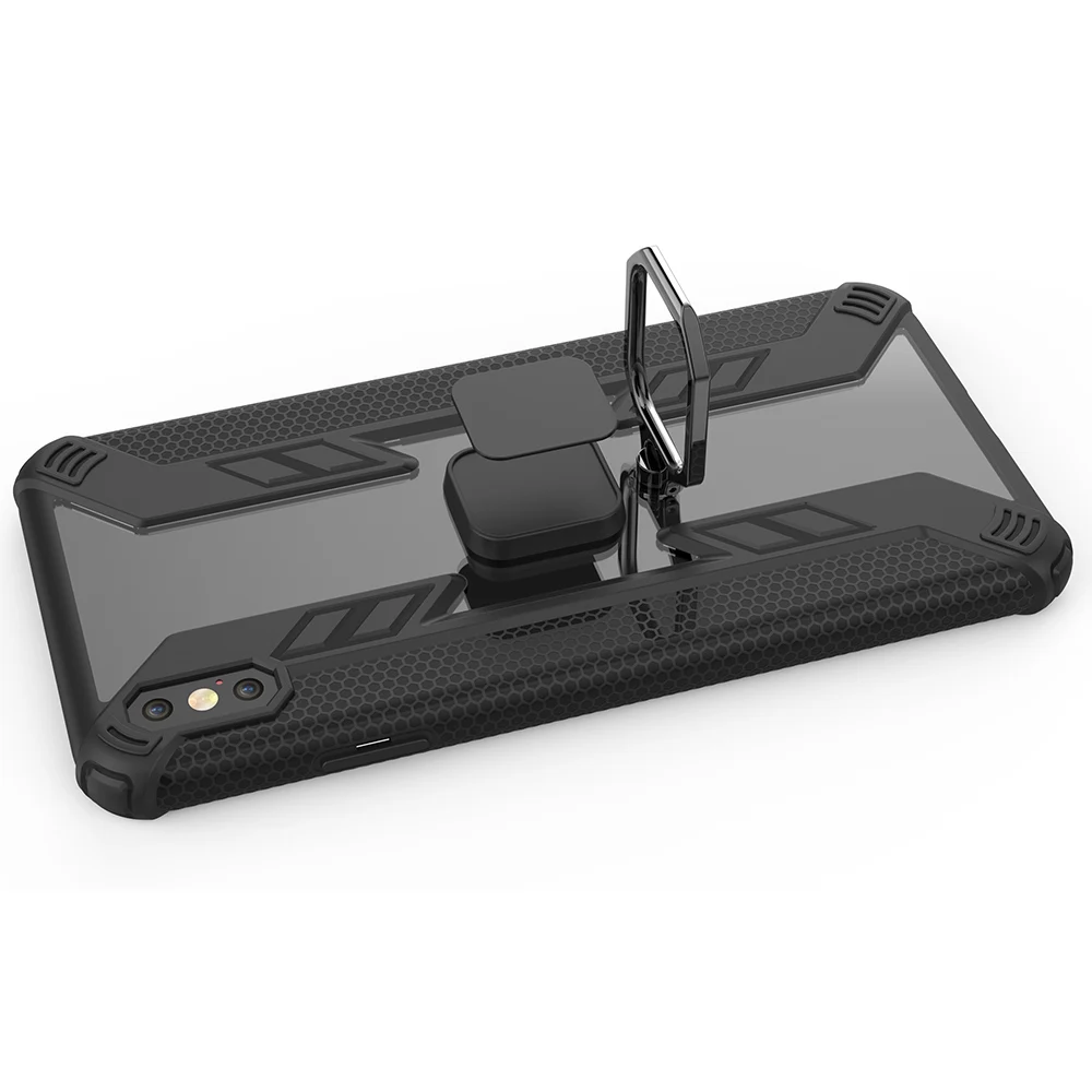 KISSCASE Shockproof Armor Case For Samsung Galaxy Note 10 Pro S10 Plus S10e M10 M20 M30 A50 A7 2018 Magnetic Ring Holder Cover |