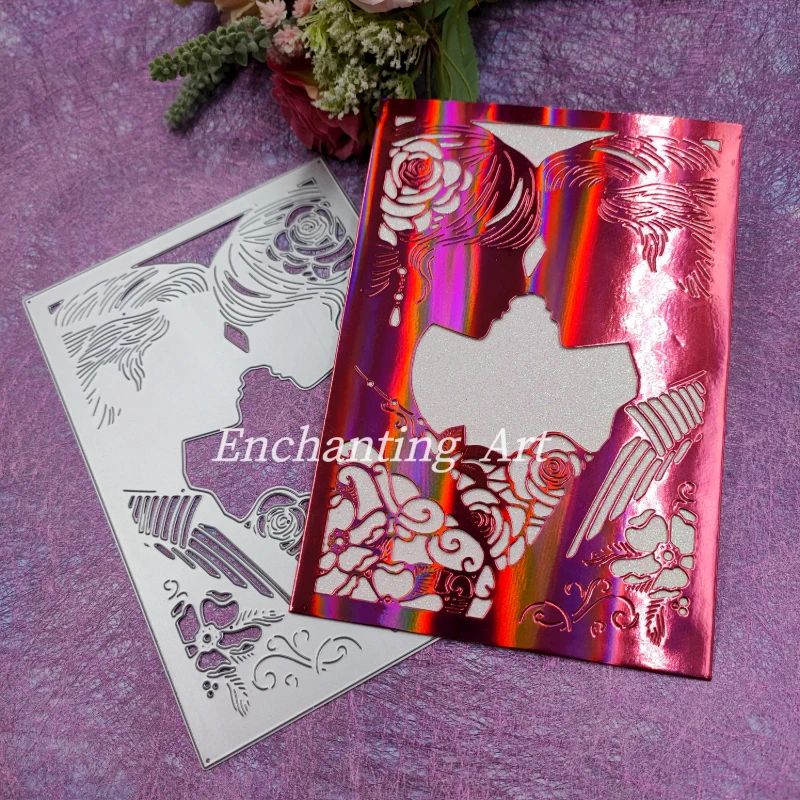 

Wedding Invitation Metal Cutting Dies Stencils for DIY Scrapbooking/photo album Decorative Embossing DIY Paper Cards