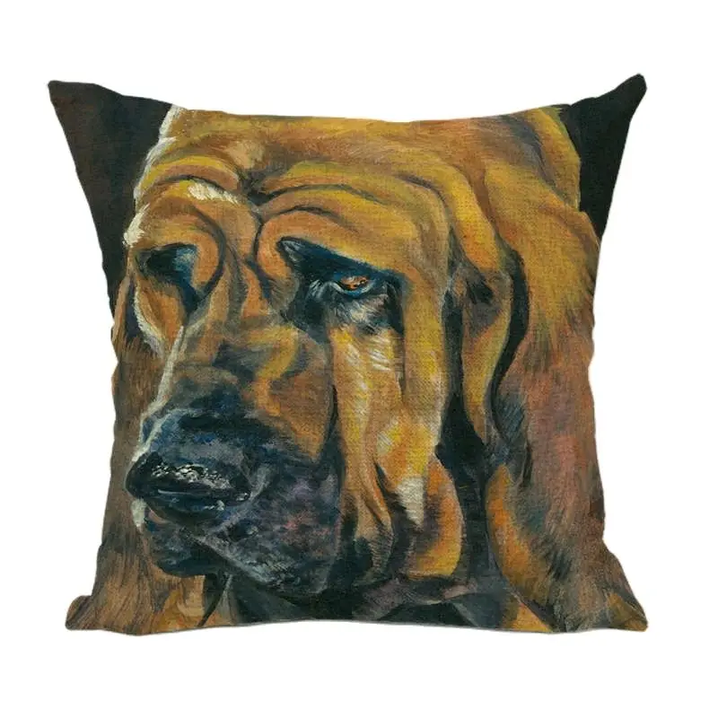 Чехол для подушки FunyDog Husky наволочка Pitbull Shepherd Bull Housse De Coussin декоративная из хлопка