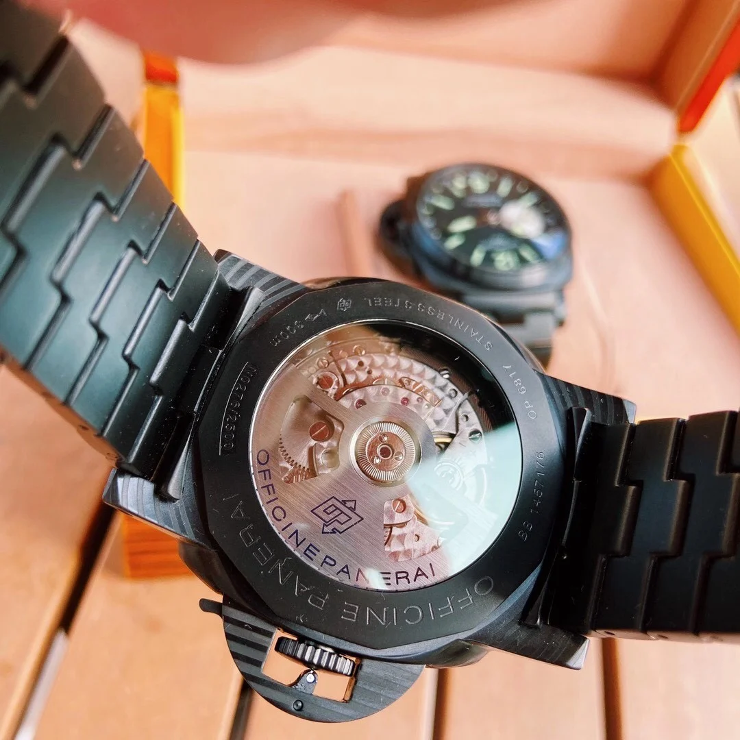 

Panerai Luminor watch men's skeleton automatic mechanical AAA watch gold skeleton retro men's women watch quartz watch