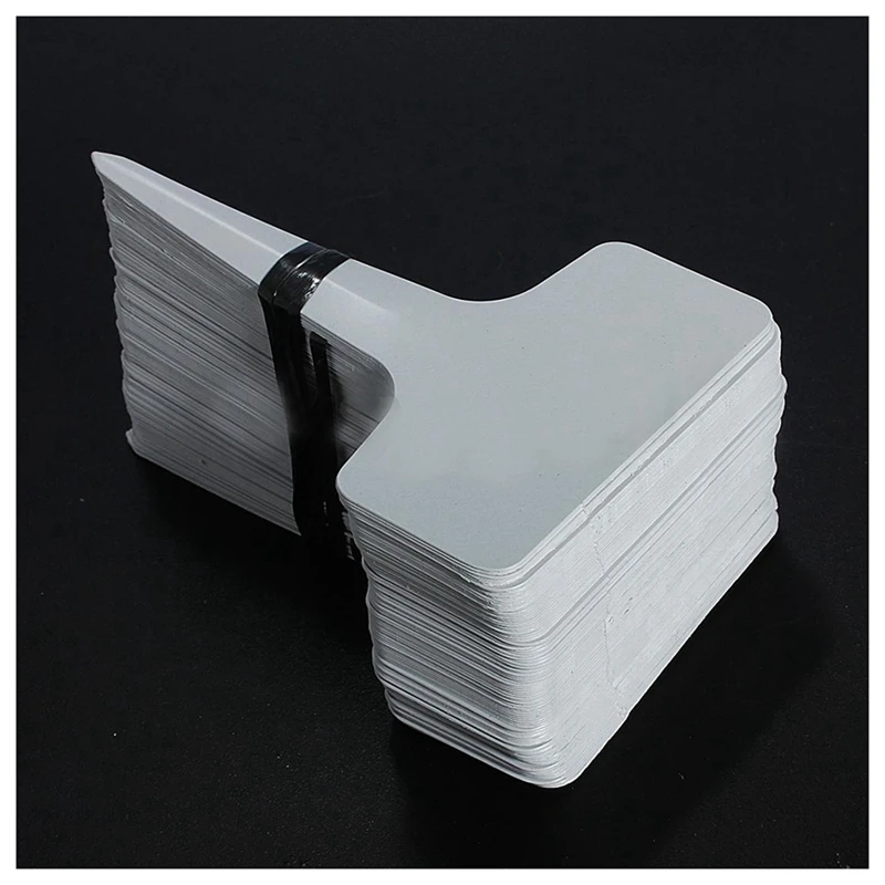 

100 10 x 2cm Pcs Plastic Plant Seed Labels with 100Pcs 6 X10cm Plastic Plant T-Type Tags