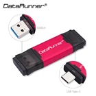 USB флеш-накопитель DataRunner 2 в 1, USB 3,0 и TYPE C, флеш-накопитель, 512 ГБ, 256 ГБ, 128 ГБ, 64 ГБ, 32 ГБ, высокоскоростная Флешка USB 3,0