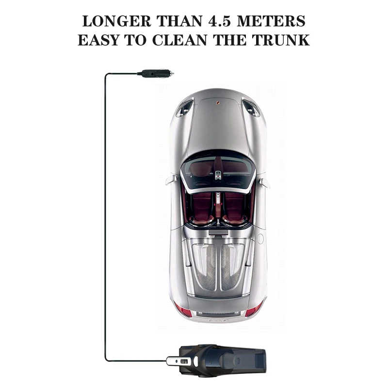 

120W 4 in 1 Handheld Car Vacuum Cleaner Wireless Wet and Dry MinRechargeable Super Suction Portable For Car Vacuum Cleaner