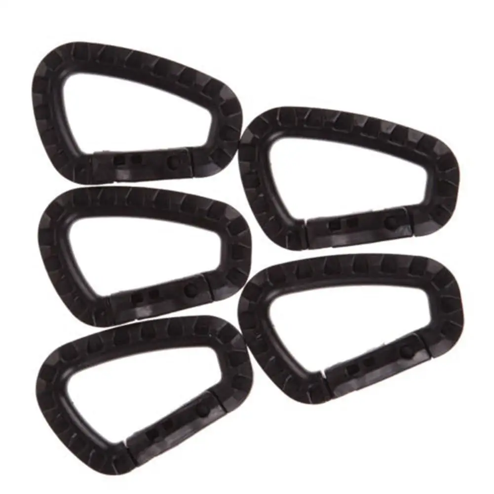 5 Pcs/ Set D Ring Key Chain Clip Hook Outdoor Carabiner Keychain Camping Hiking Climbing Buckle Snap Tools | Спорт и развлечения