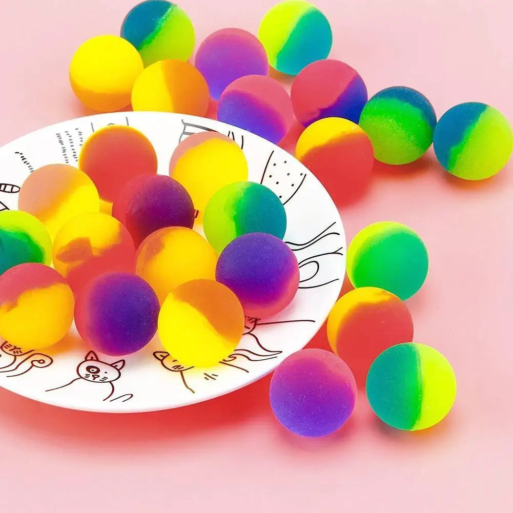

Children'S Toys Mixed Bouncing Ball Rubber Outdoor Children'S Jumping Sports Games Juggling Elastic Toys Ball Bath Z2L7