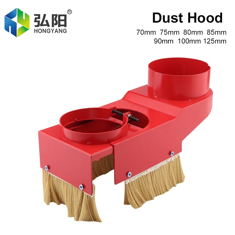 CNC Woodworking Engraving Vacuum Cleaner 70-125mm Dust Collection Covering Brush, Used For Dust Prevention Of Milling Machine