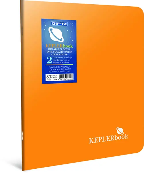 

GIPTA KEPLER BOOK TEL DK.PP CEPL COVER NOTEBOOK 19x26 80 LEAF