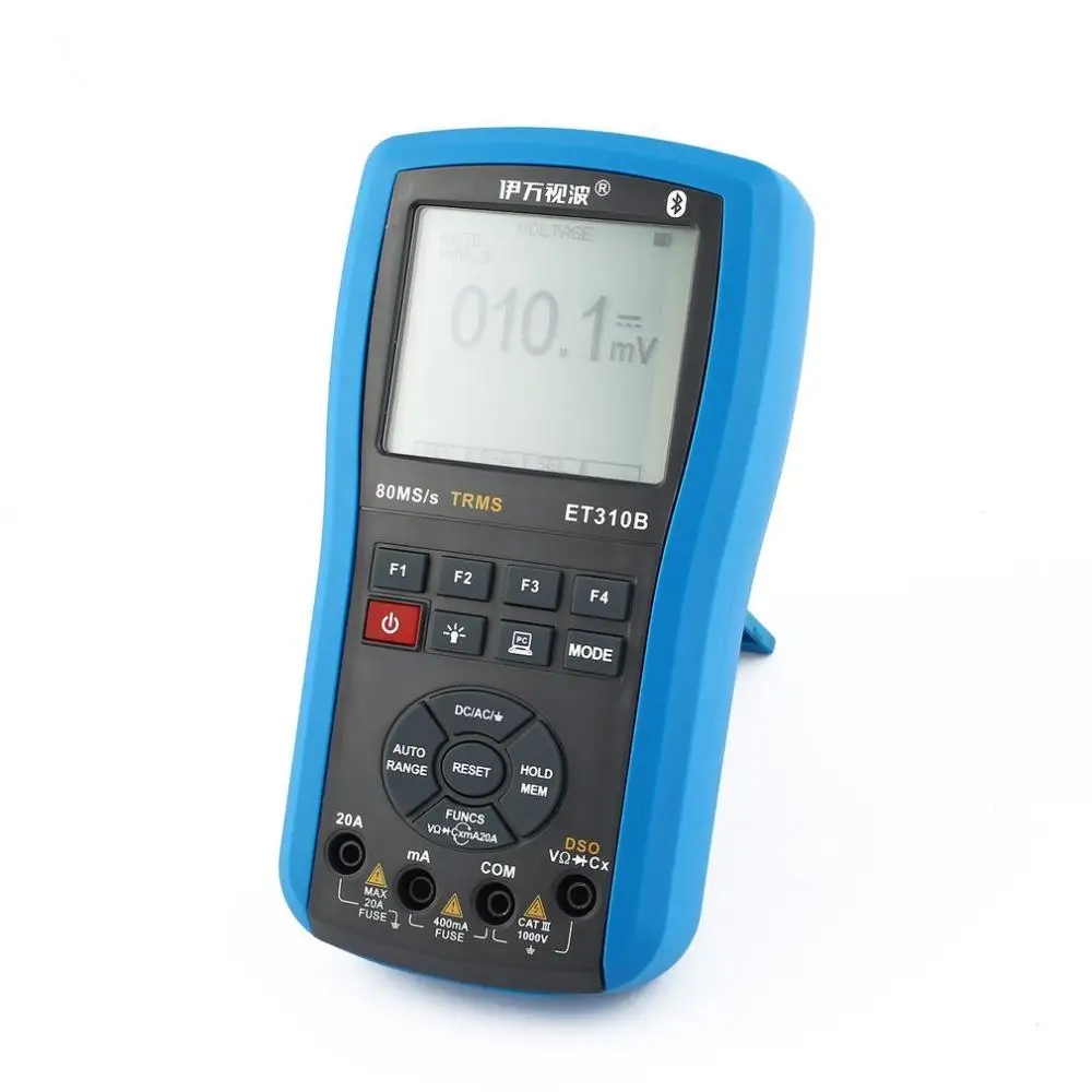 ET310A 2 в 1 20 МГц 80Msps цифровой Ручной осциллограф для хранения ScopeMeter True RMS мультиметр