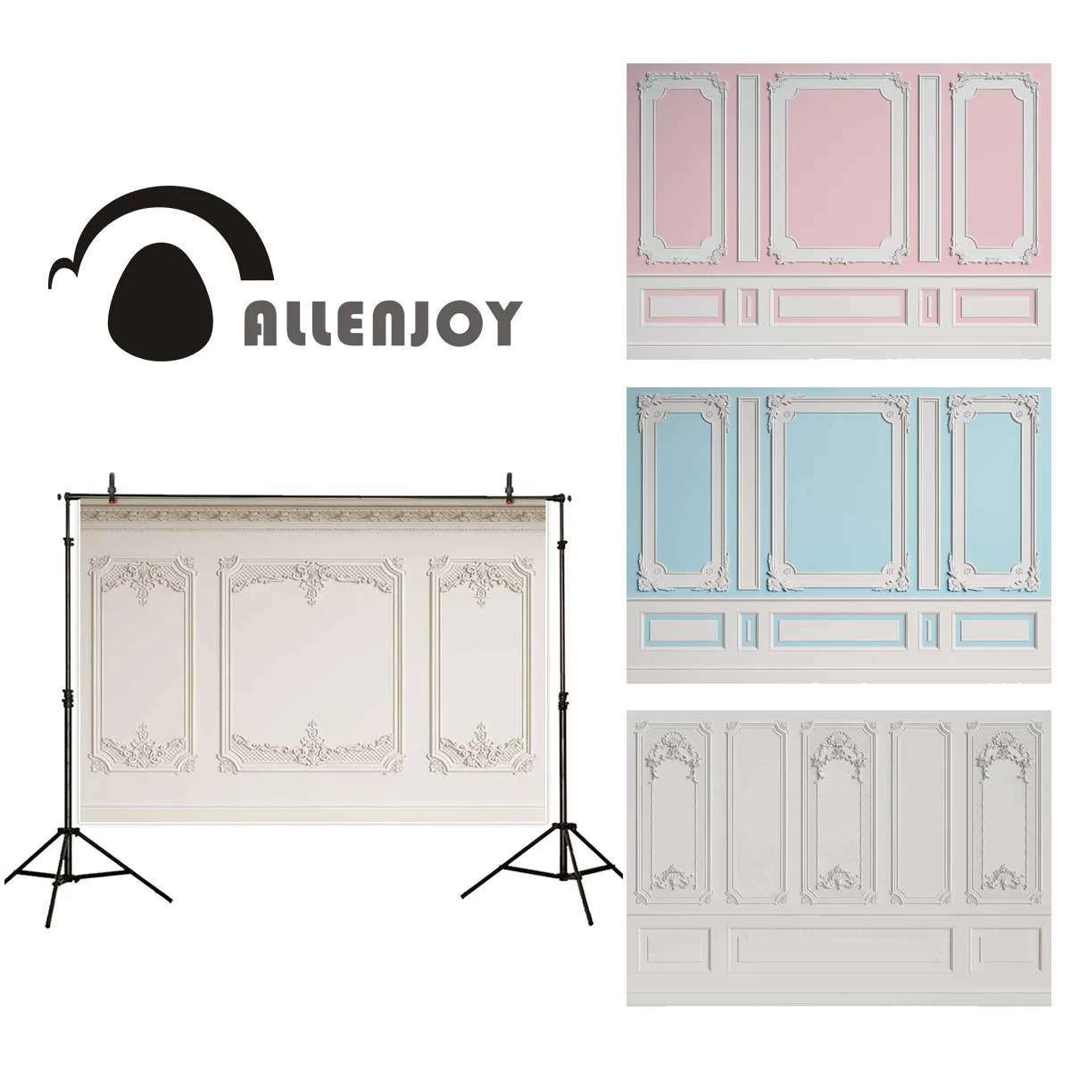 Фон для профессиональной фотосъемки Allenjoy однотонный Классический Интерьер