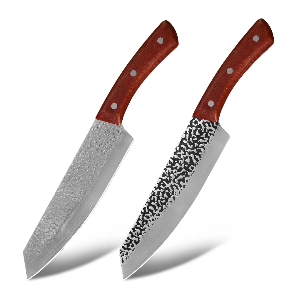 8-дюймовый кованый нож шеф-повара сербский мясной для мяса овощей рыбы ручной