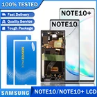 Оригинальный ЖК-дисплей для SAMSUNG Galaxy Note 10 Plus N975 N970 N975F Super AMOLED дисплей с рамкой сенсорный экран дигитайзер Запасные части