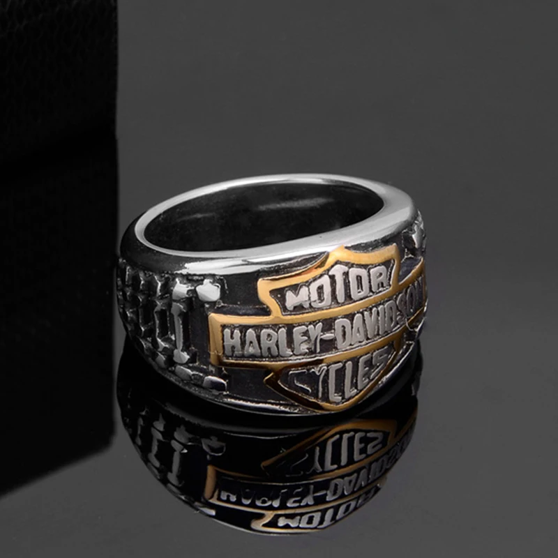 

Personality Hip Hop Locomotive Men's Ring Stainless Steel Casting Punk European and American Jewelry Accessories Gifts Wholesale