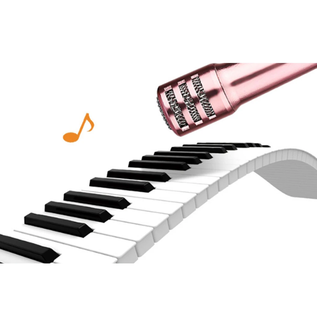 

3.5mm Mini Microphone Mic Video Earphones Earbuds Voice Recording Singing