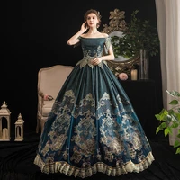 high end 19th century southern belle lolita victorian dress medeival european masquerade party dress stage show theater costume