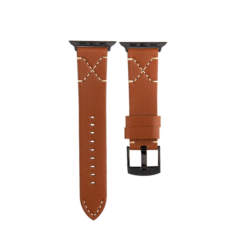 

leather for apple watch straps 44mm 38mm 42mm for apple watch 5 band 44mm 40mm for apple watch 3 bands 42mm leather watchband