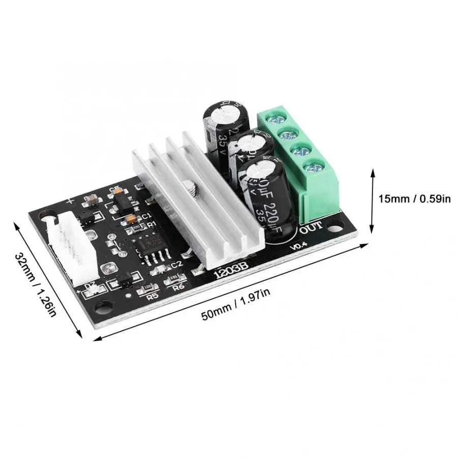 Контроллер двигателя PWM DC 6 В/12 В/24 В/28 в модуль регулирования скорости 3A регулятор