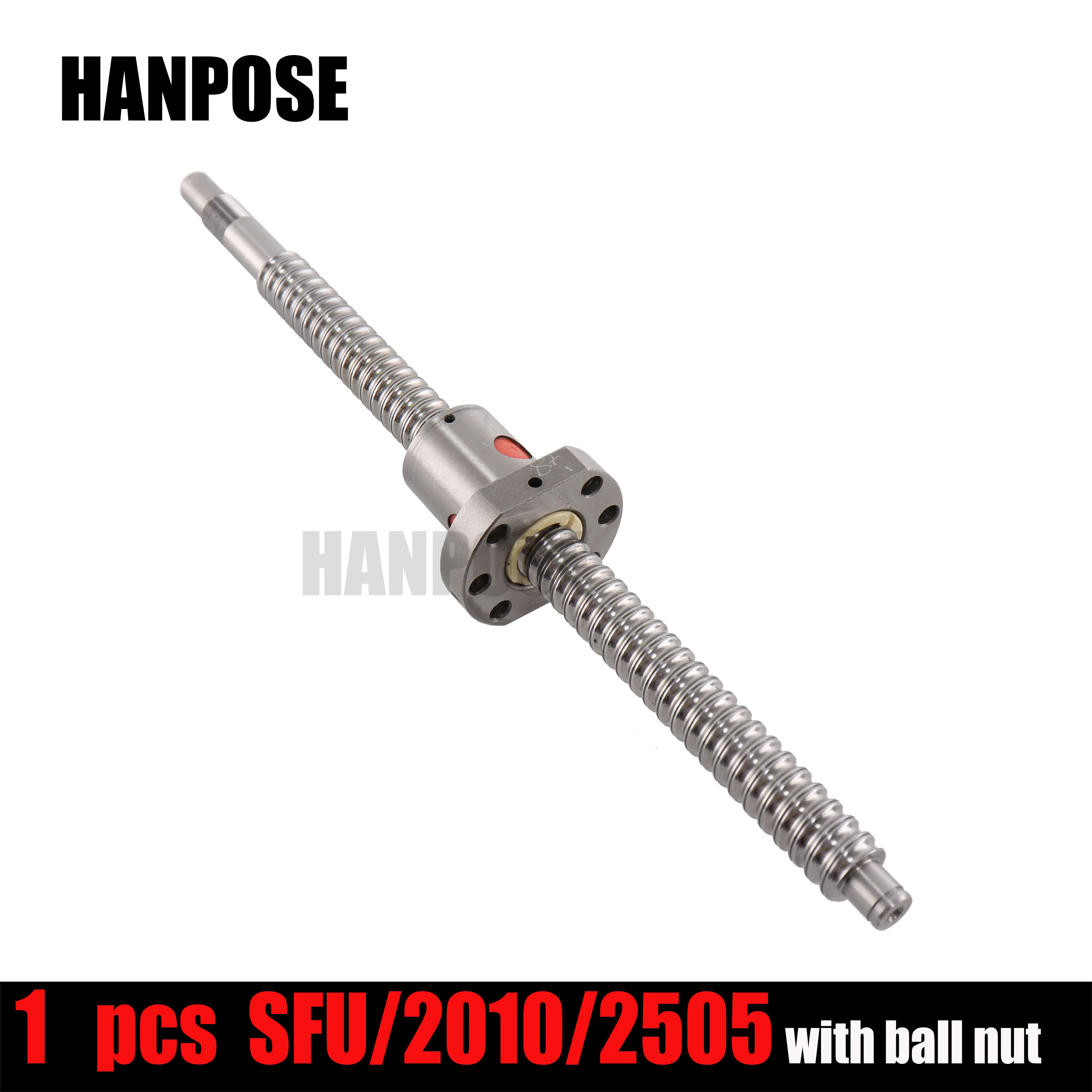 SFU2010/2505 конец обработанный 20 мм шариковый винт для BK15 BF15 600 мм 700 мм 800 мм 1000 мм+ RM2010 шариковая гайка