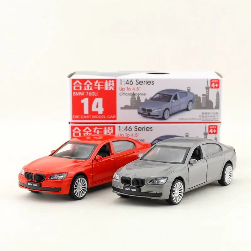 CAIPO масштаб 1:46 BMW760i литой металлический автомобиль с откидывающейся спинкой