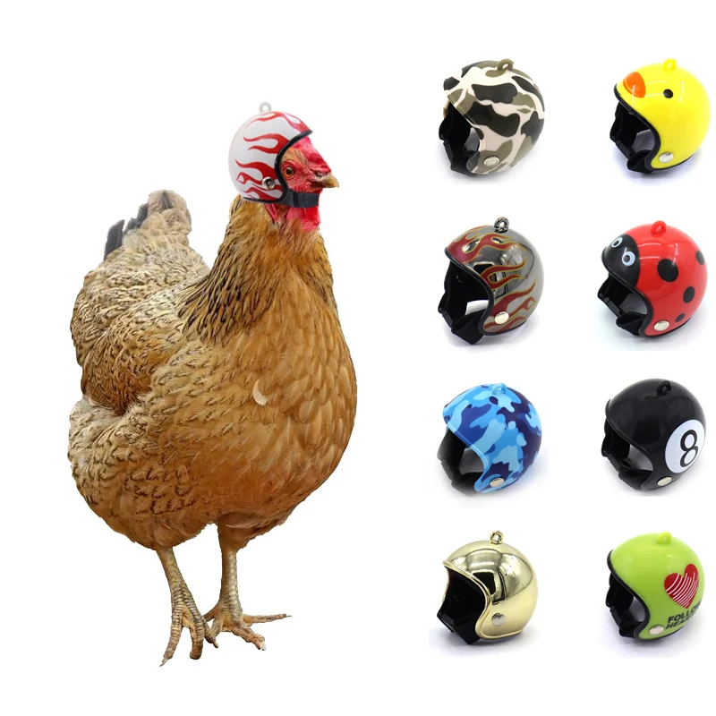 Крышка для шлема с курицей защитное снаряжение домашних животных защита от