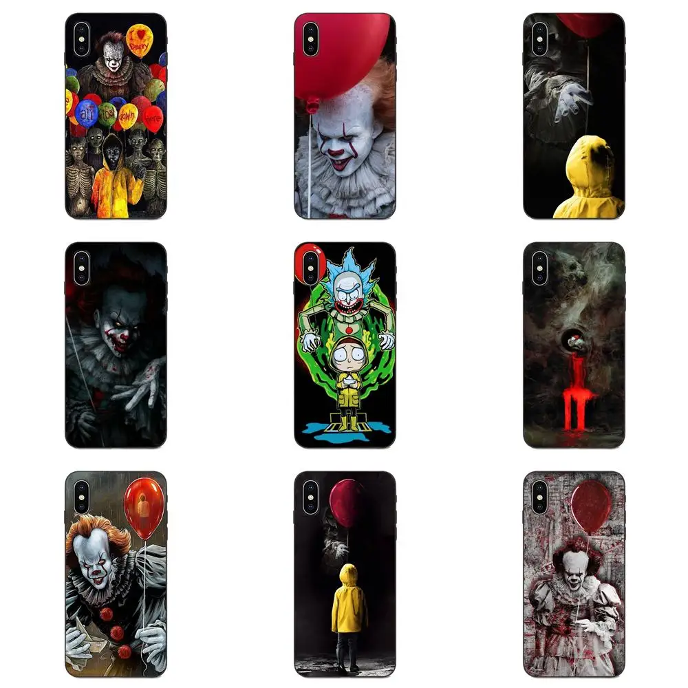 Мягкий чехол для телефона Pennywise ужас клоуна Galaxy A8 A9 Star Note 4 8 9 10 S3 S4 S5 S6 S7 S8 S9 S10 Edge Lite