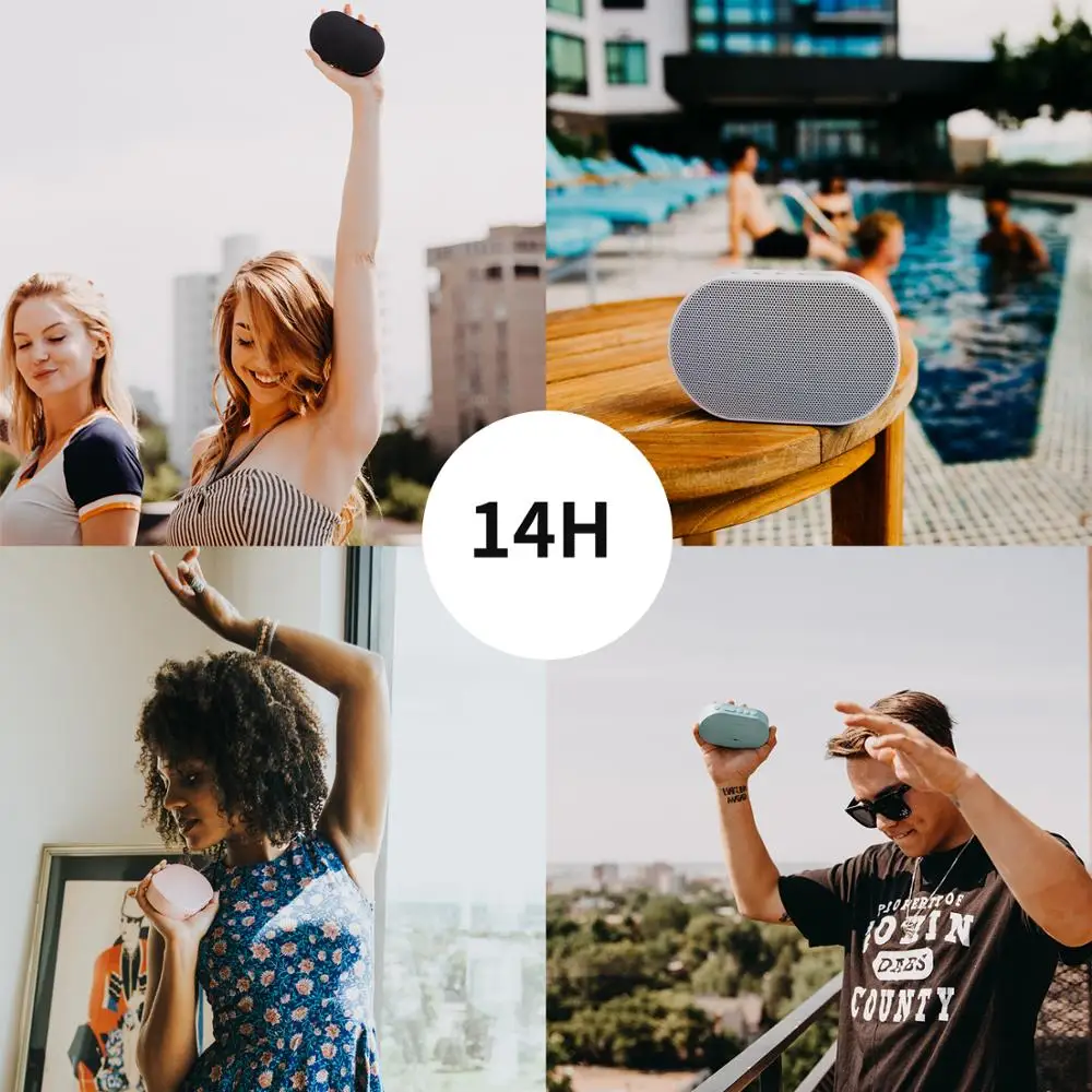 GGMM портативный Bluetooth динамик открытый беспроводной умный 10 Вт стерео музыка