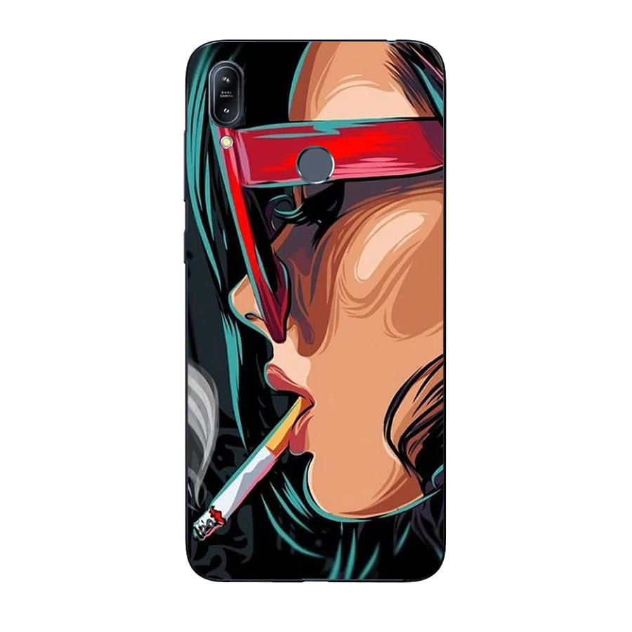 Мягкий силиконовый защитный чехол для телефона Asus Zenfone Max m2 Pro ZB633KL задняя крышка