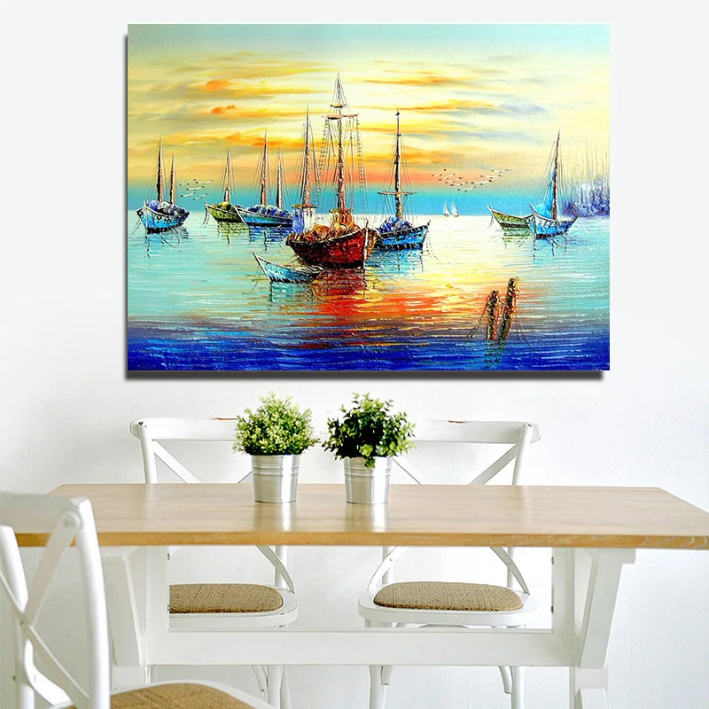 60x80cm Office and Living Room Canvas oil painting Poster Wall hang Art decoracion hogar moderno quadro cuadros posters Picture | Дом и сад