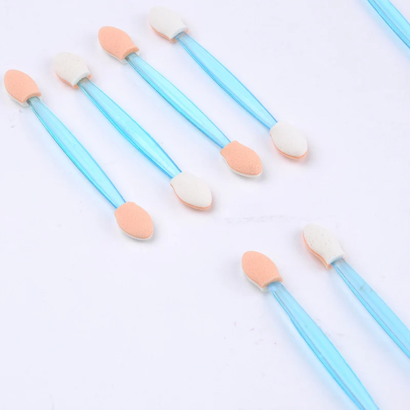 2017 10 шт. кисти для макияжа двойные e ye Shadow yebrow yel iner s ponge аппликатор инструмент