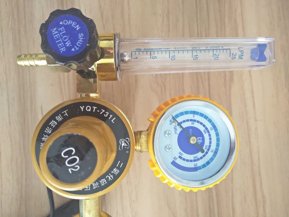 Регулятор давления воздуха co2 регулятор сварочного газа клапана части сварного