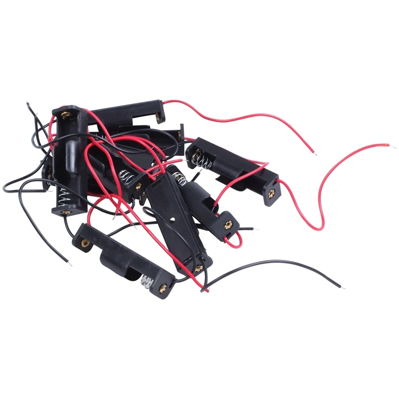 10 шт. Проводные провода черный чехол для хранения батареи держатель коробки 1x1 5 V