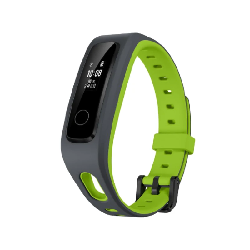 Green Huawei Honor Band 4 Беговая Версия смарт-браслет 50 м Водонепроницаемый фитнес-трекер сенсорный экран уведомления о звонках - Цвет: Green