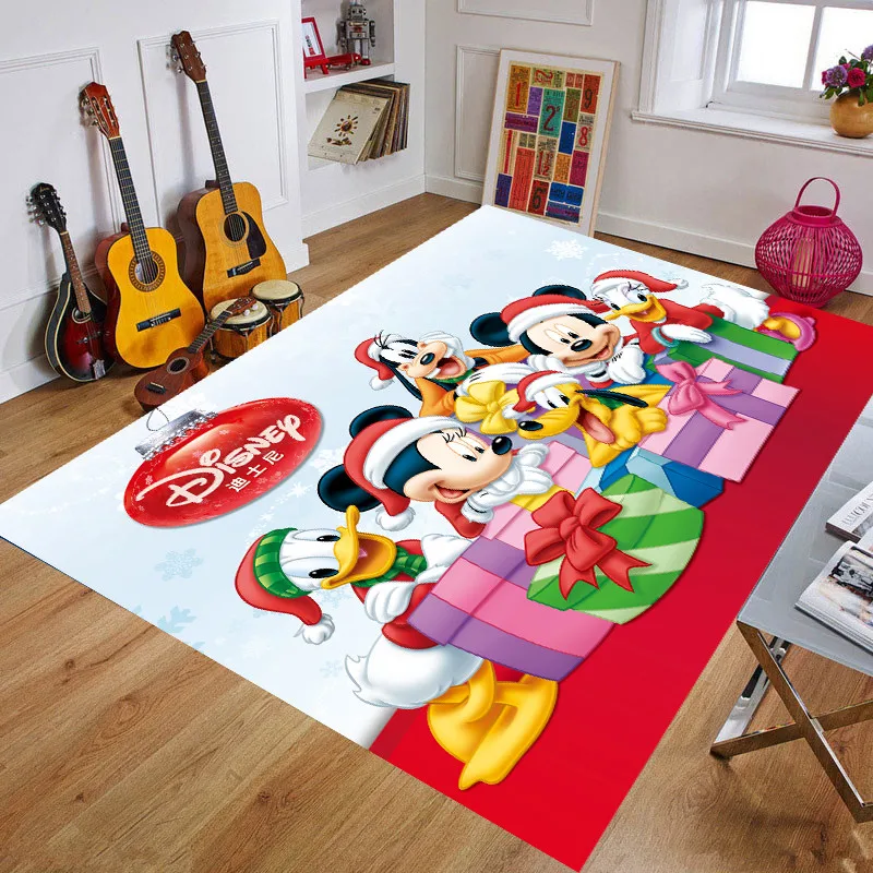 

160x80cm Disney play mat Christmas Door Mat Cute Kitchen Rugs Bedroom Carpets Decorative Stair Mats Home Decor Crafts