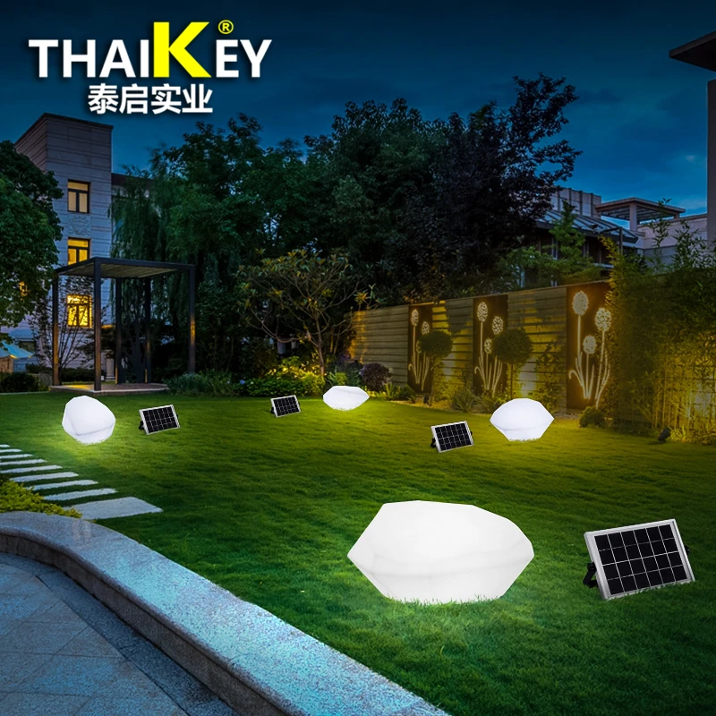 Лампы с солнечной батареей новинка лампа для бассейна шариков камней