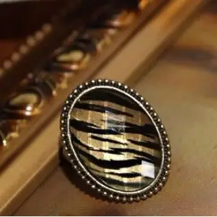 Винтажные розовые и белые стразы с большим опалом овальные свадебные кольца на