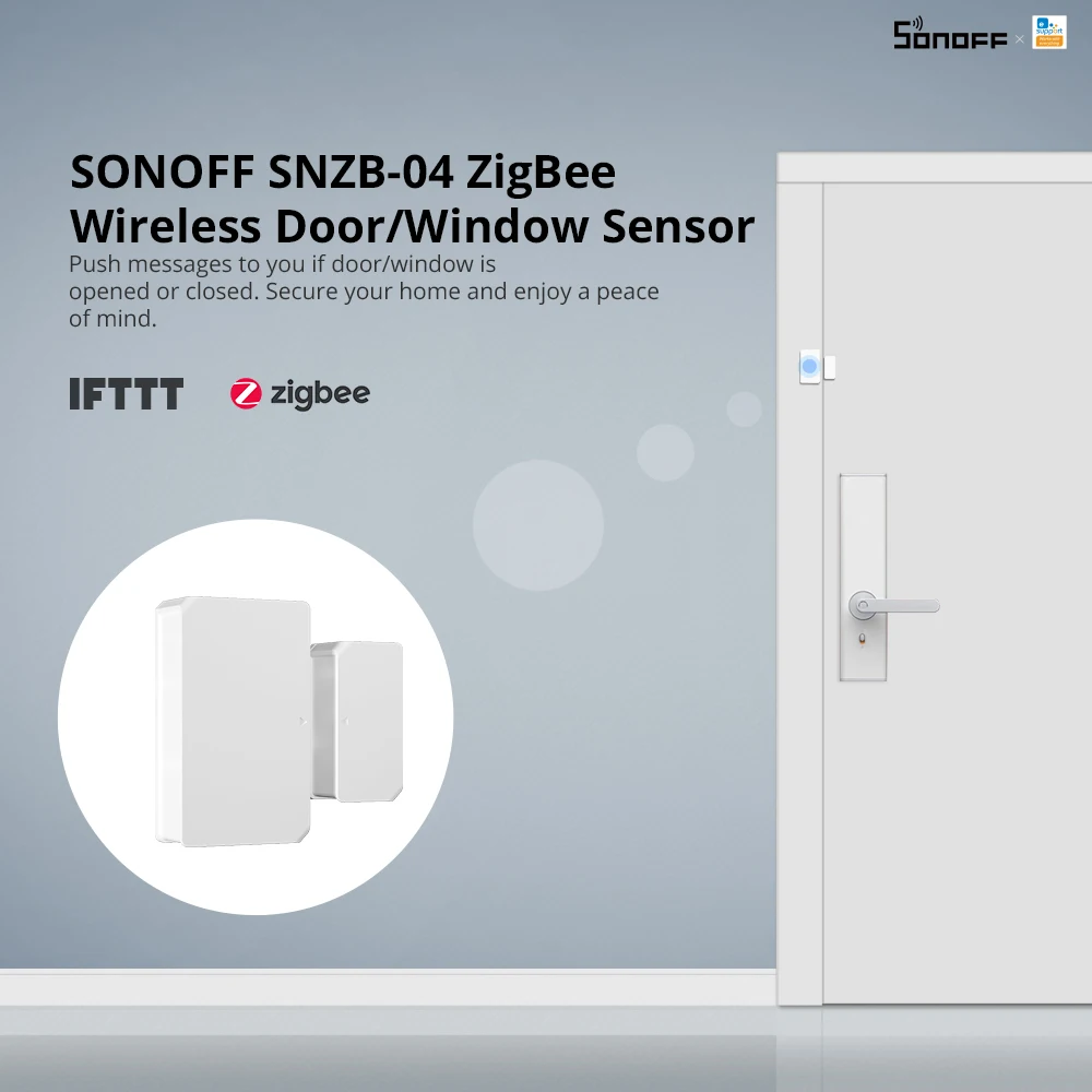 SONOFF SNZB-04 ZigBee Беспроводной датчик двери/окна детектор включения/выключения