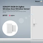 SONOFF SNZB-04 ZigBee Беспроводной датчик двериокна детектор включениявыключения оповещения через приложение eWeLink умный дом безопасности