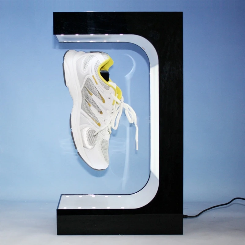 

Magnetic Levitating Shoes Display 360 Degree Rotating Floating Sneaker Stand Display Holds 500g Levitation Gaps 20mm DXAA