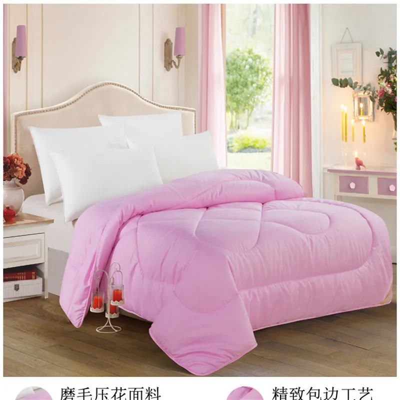 Лидер продаж шелковое Хлопковое одеяло для зимы/осени наполнитель из