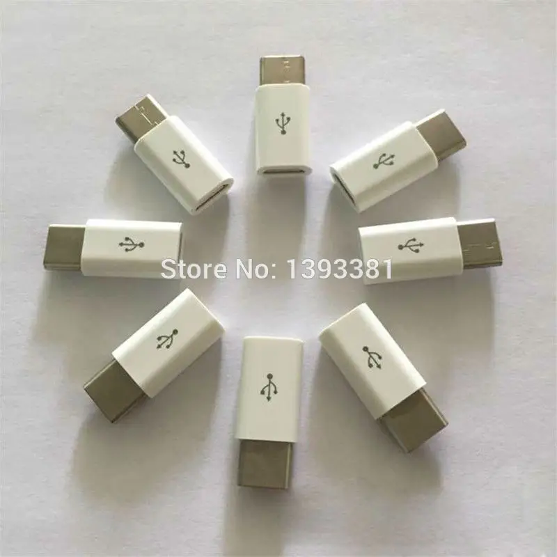 100pcs Micro USB Cable Female To 8Pin Male 30pin 8pin 8 Pin/ Usb 3.1 Type C Adapter Connector for iPhone Samsung | Мобильные