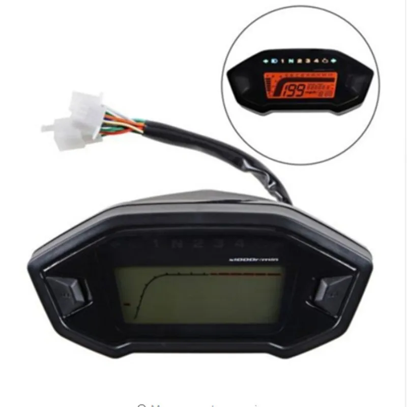 

Universal Motorcycle LCD Digital 13000rpm Speedometer Backlight Motor cycle for 2-4 Cylinders meter Odometer Dropshipping