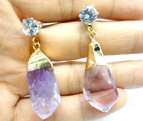 Натуральный Камень Неправильной Формы пурпурные аметисты кварцевый кристалл