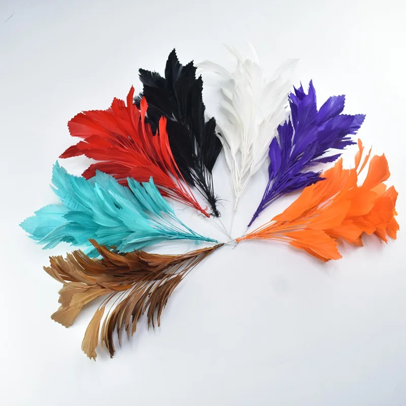 1 пучок гусиное перо цветок перья для изготовления ювелирных изделий фазана